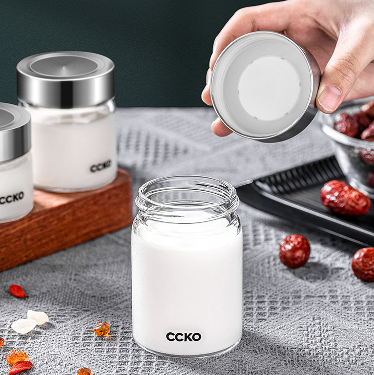 Cao cấp - Bộ 3 lọ thủy tinh đựng yến CCKO CK9317