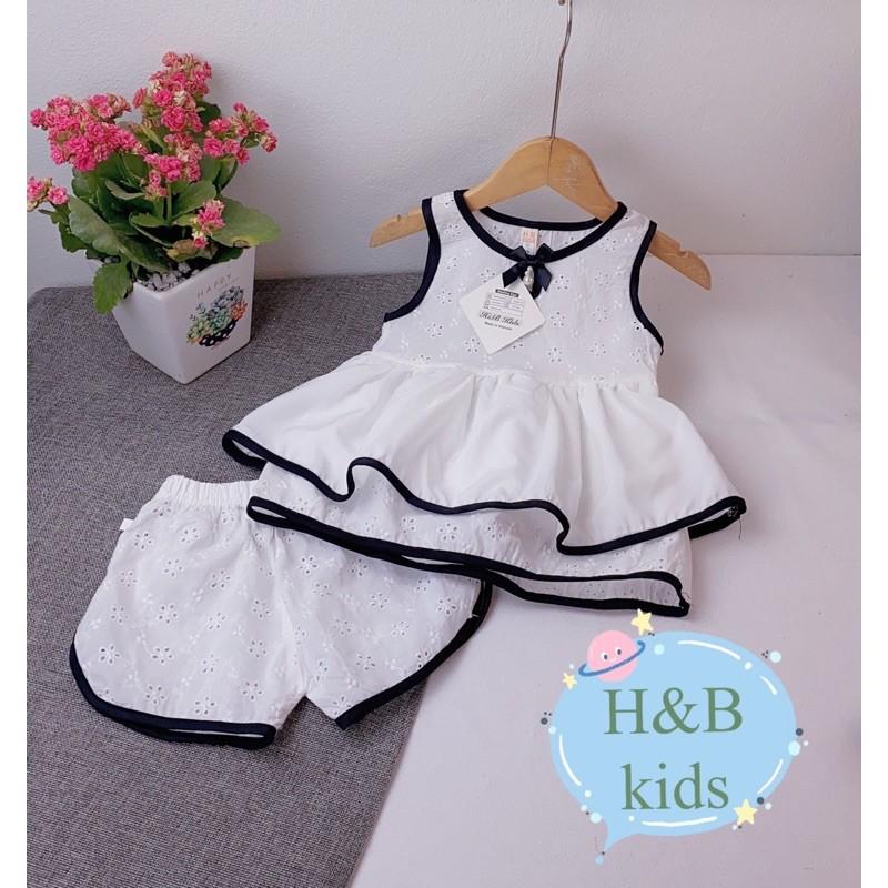 Sét Bộ Ren 2 Tầng Siêu Xinh Cho Bé