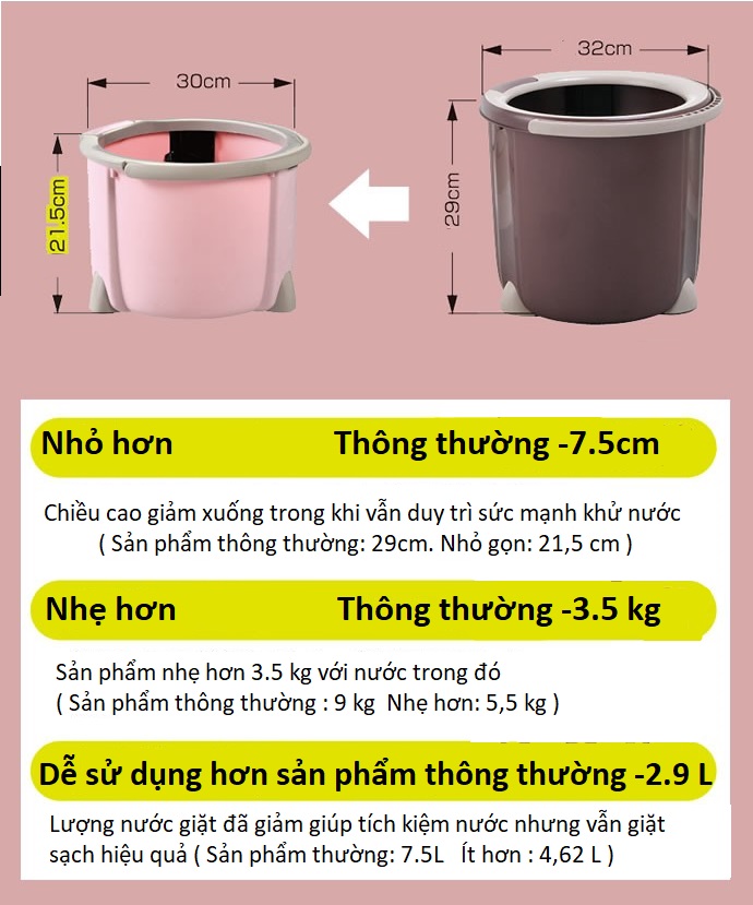 Bộ chổi lau nhà lốc xoáy 360 độ Azuma tiện ích, giúp việc lau chùi/ vệ sinh nhà cửa một cách dễ dàng - nội địa Nhật Bản