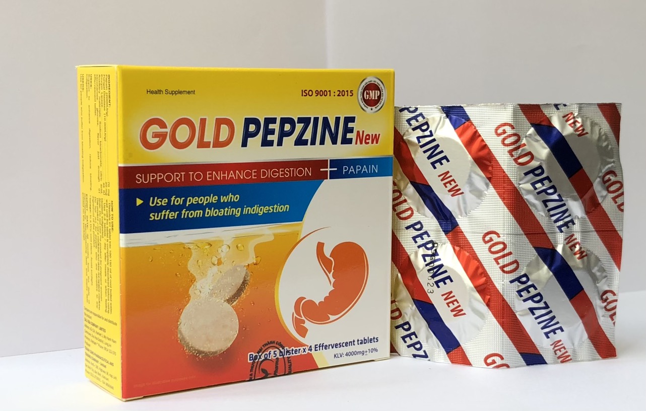 Sủi Tiêu Hóa Gold Pepzine New