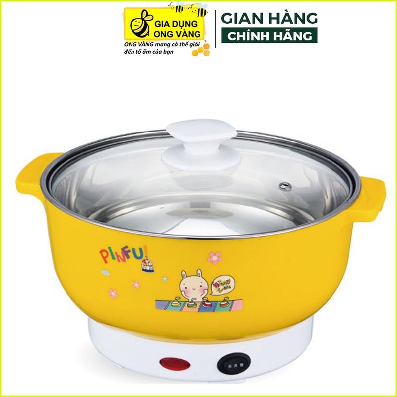 Bảo Hành 1 Năm Nồi Lẩu Điện Mini Đa Năng Nika 24cm 1000W Inox 304, Tiện Dụng Cho 2-3 Người Dùng, Siêu Tiện Dụng