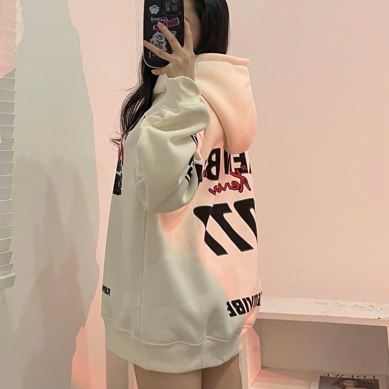 Áo Hoodie KENVIBE Form Rộng Unisex Tay Phồng Nón Rộng 2 Lớp Siêu Phẩm Hip Hop Nam nữ Cao Cấp Chất Dày Dặn Mềm Mịn Cho Các Tình Yêu Fashion Phong cách trẻ trung chống nắng tốt