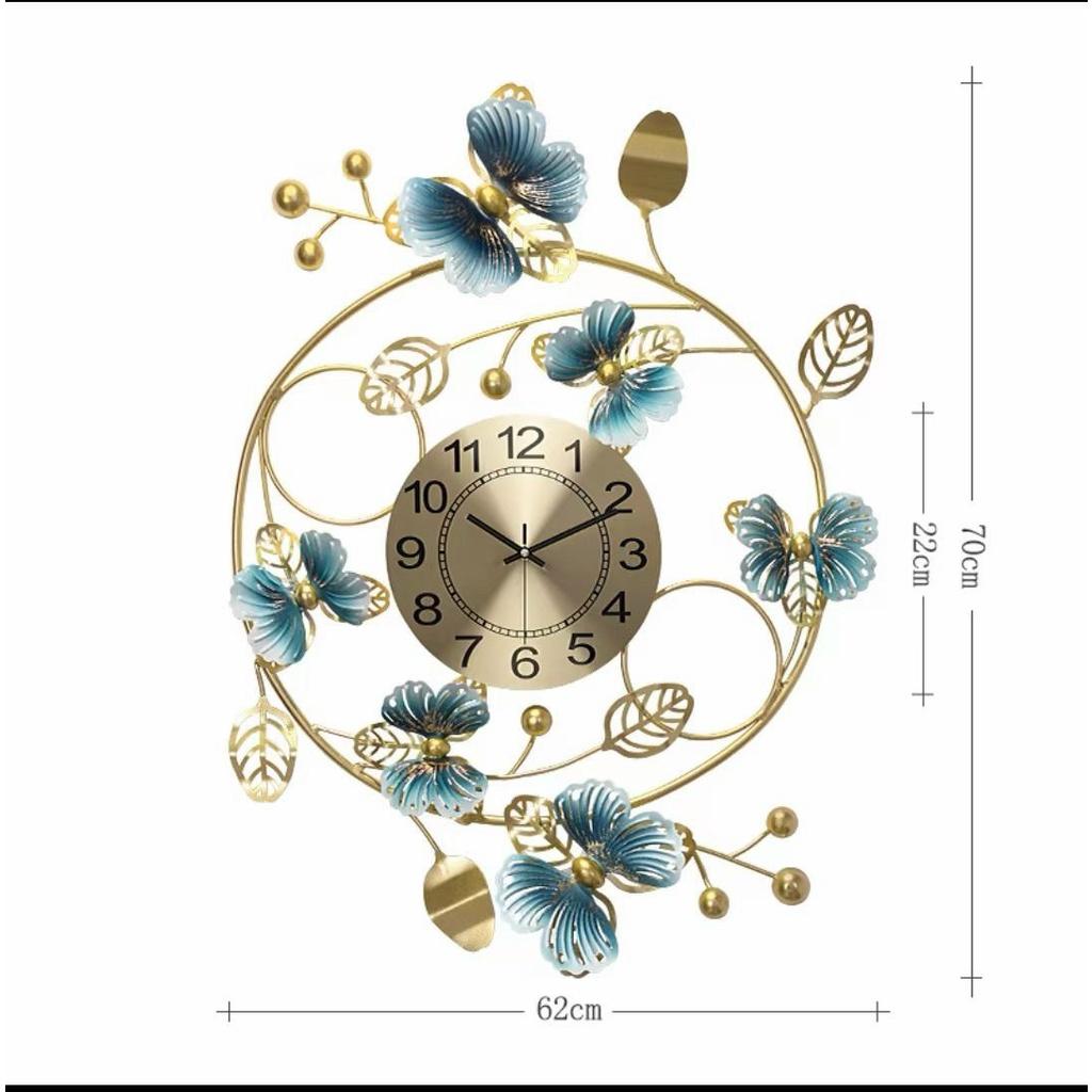 Đồng Hồ Treo Tường Đẹp hoạ tiết Dáng Xuân,trang trí tường,Thân Kim Loại ,Qùa Tặng Đẹp,Giá Rẻ-Ý Nghĩa-Bảo Hành 5 Năm