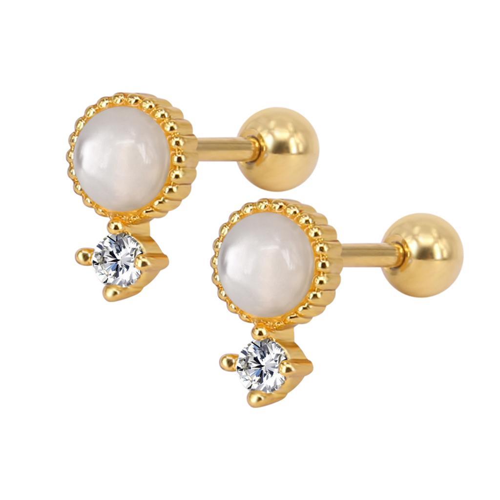 Sliver Earrings Posts Flat Pad Blank Ear Stud Pin for Earring Making Findings 10 mm Pack of 5 Paris