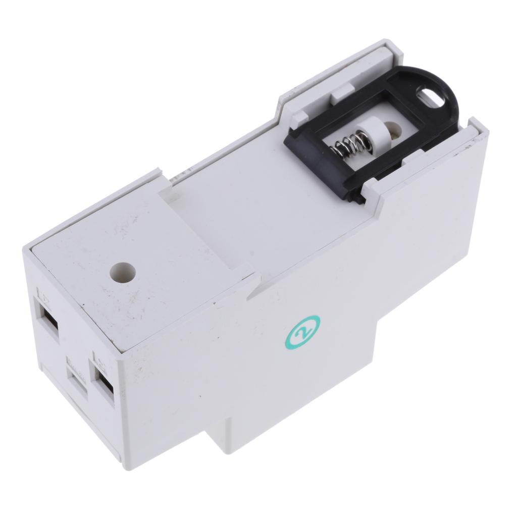 5A 230V 50-60Hz Single Phase Din Rail Watt Hour Energy Power kWh Meter