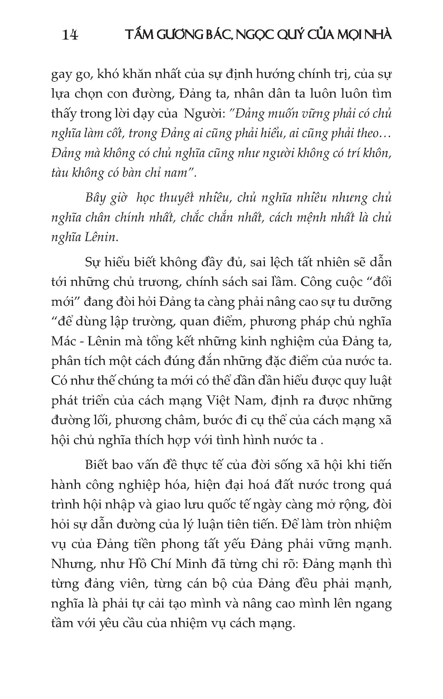 Tấm Gương Bác - Ngọc Quý Của Mọi Nhà: Học Bác Để Làm Người