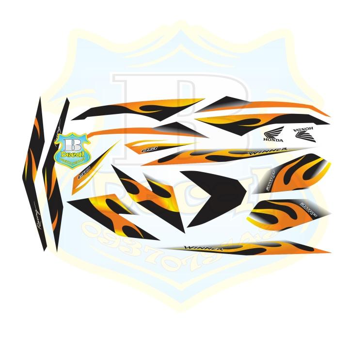 Tem rời dành cho winner lửa trắng cam
