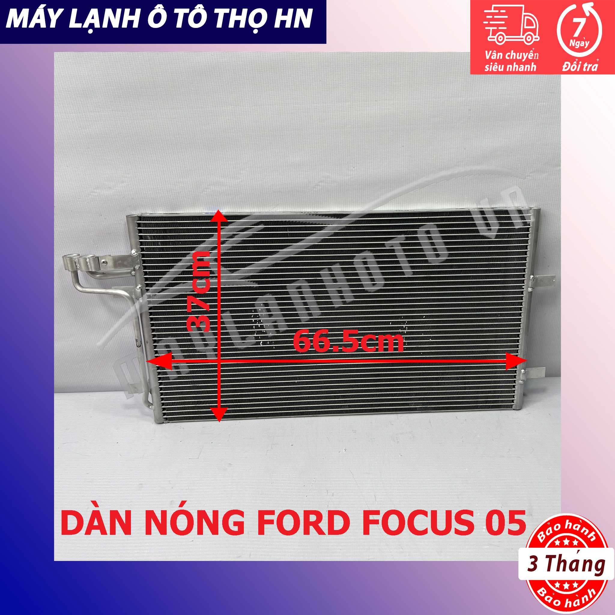 Dàn (giàn) nóng Ford Focus 2005 hàng xịn Thái Lan (hàng chính hãng nhập khẩu trực tiếp)