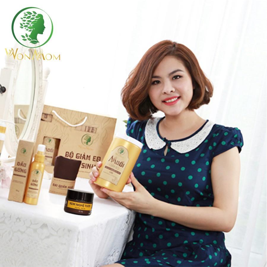 Bộ dưỡng đẩy mụn ẩn, dưỡng trắng hồng da mặt Wonmom
