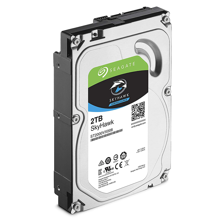 Ổ Cứng HDD Seagate SkyHawk ST2000VX008 Sata III 2TB/64MB/5900rpm - Hàng Chính Hãng