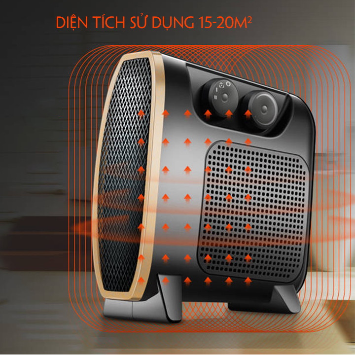 Quạt Sưởi Di Động MiNi Để Bàn 1500W