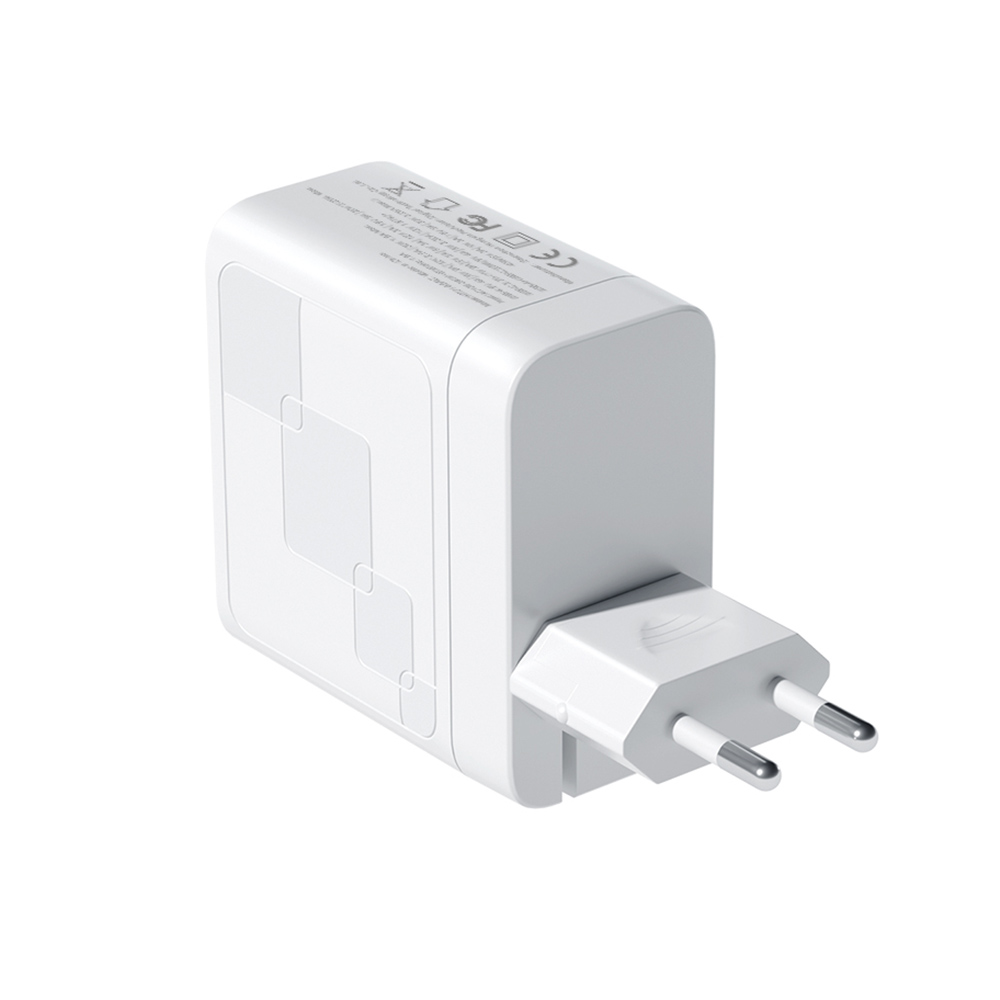 Bộ Sạc Nhanh 65W USB PD 2 Cổng Có Thể Gập Lại