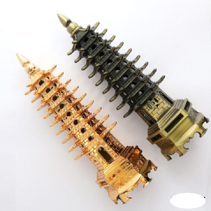 Mô hình Tháp Văn Xương 9 tầng trang trí biểu tượng thăng tiến trên con đường học hành, công danh, sự nghiệp - vật dụng trang trí phong thủy