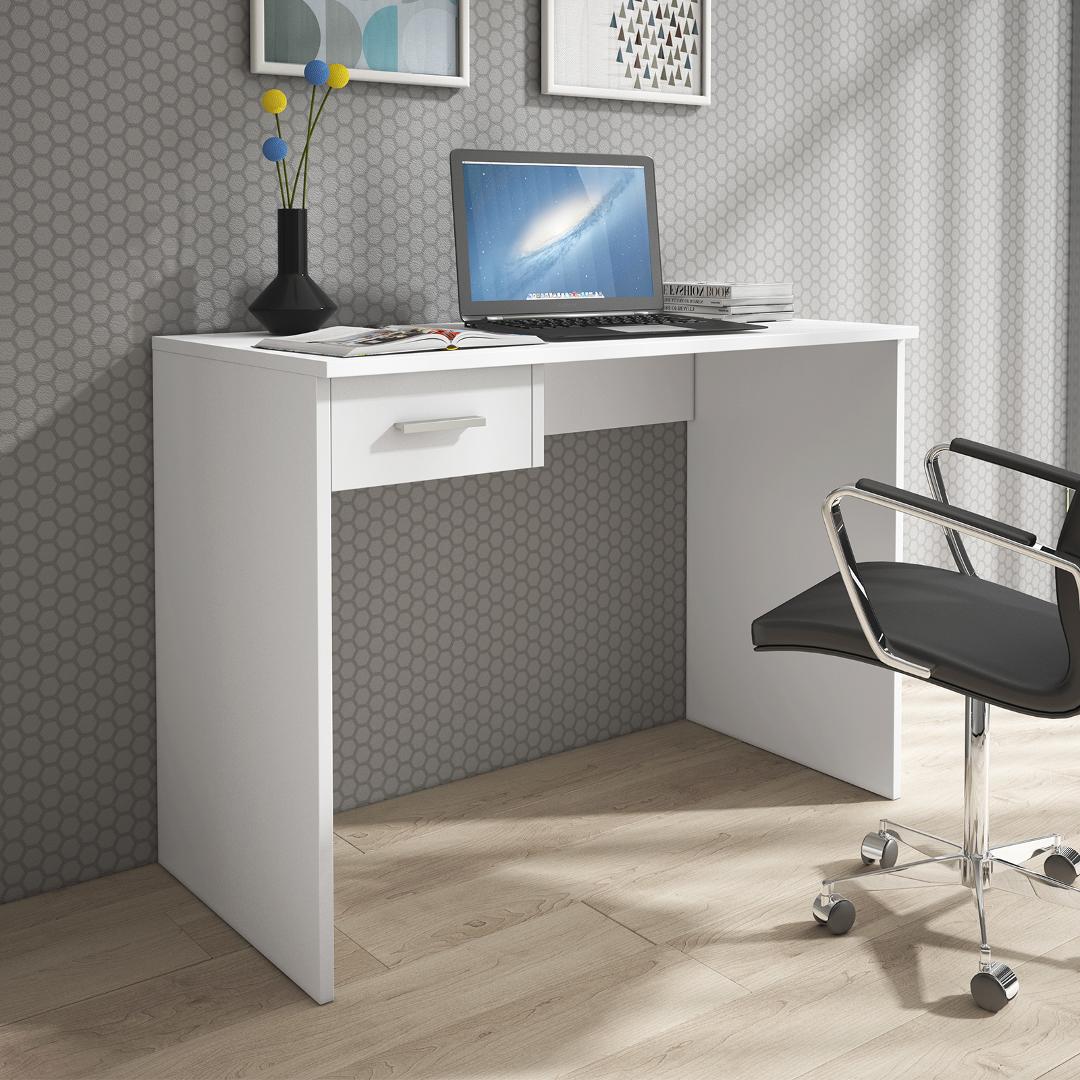 Bàn liền giá sách bằng gỗ công nghiệp SMLIFE Drake