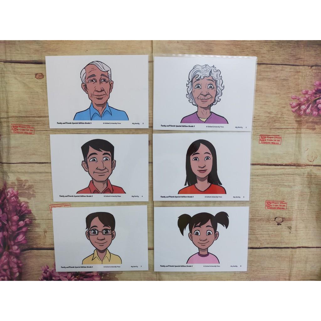 Flashcard Family anh Friends special Edition Grade ̀5 - Phiên Bản Tỉnh