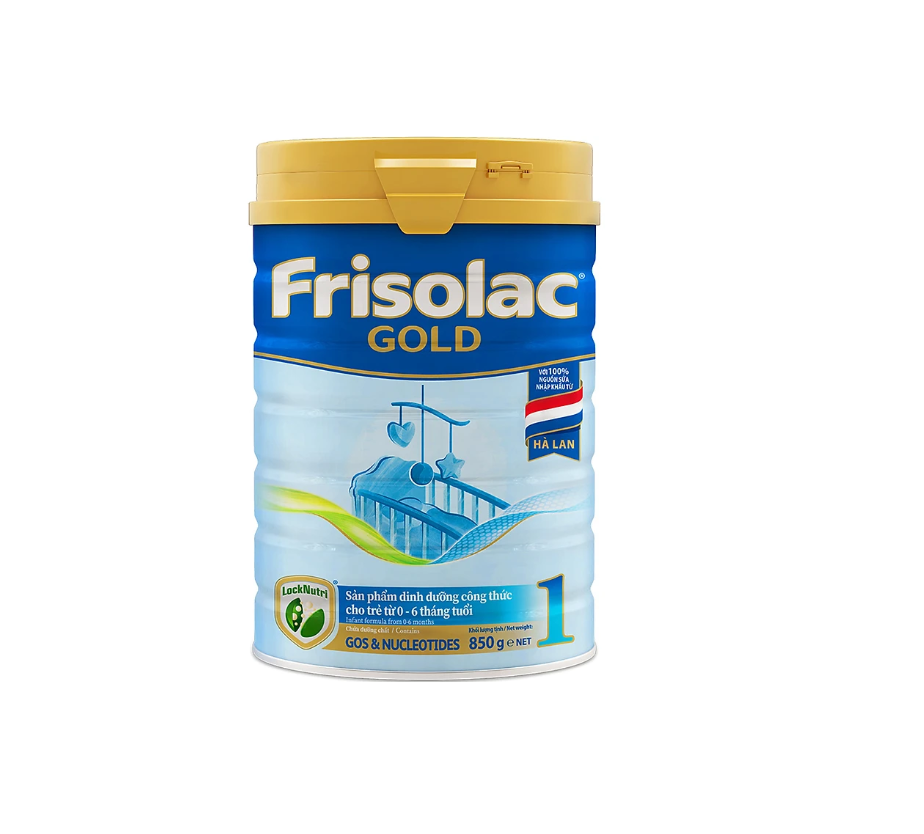 Combo 6 sữa Bột Frisolac Gold 1 850g Dành Cho Trẻ Từ 0 - 6 Tháng Tuổi