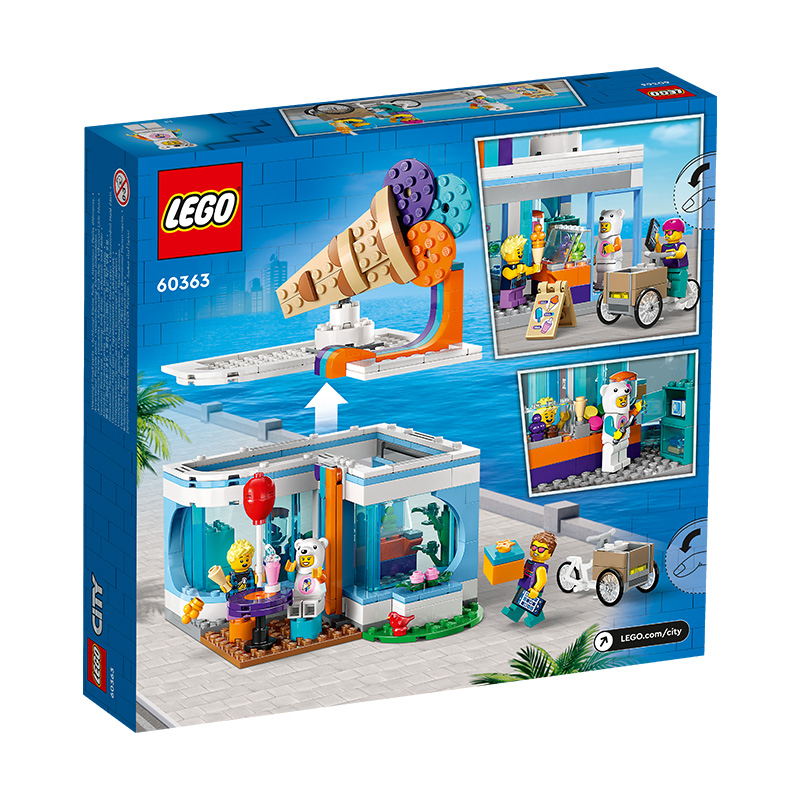 Đồ Chơi Lắp Ráp Cửa Hàng Kem Thành Phố Lego City 60363