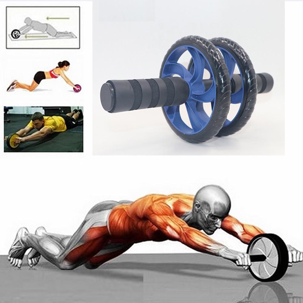 Con lăn tập bụng 2 bánh, dụng cụ tập gym giúp cơ săn chắc ngay tại nhà SPORTY YGW5