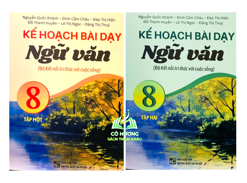 Sách - Combo Kế hoạch bài dạy ngữ văn 8 - tập 1 + 2 ( kết nối tri thức )
