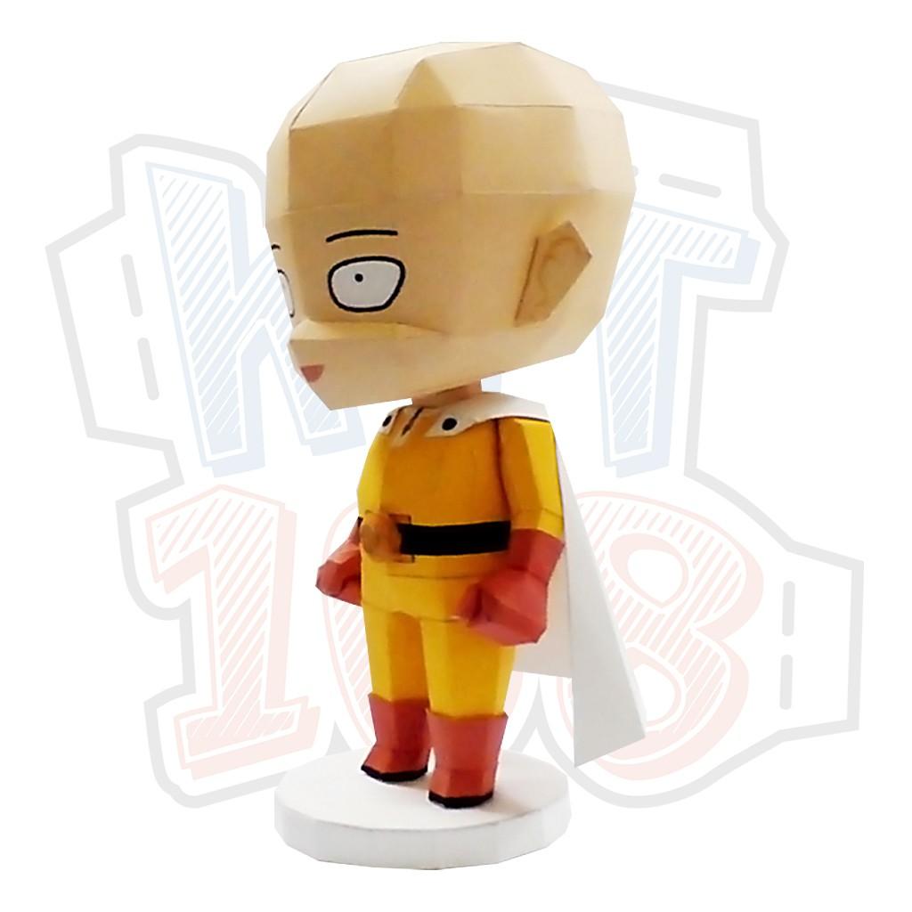 Mô hình giấy Anime Game Chibi Saitama - One-Punch Man ver 2