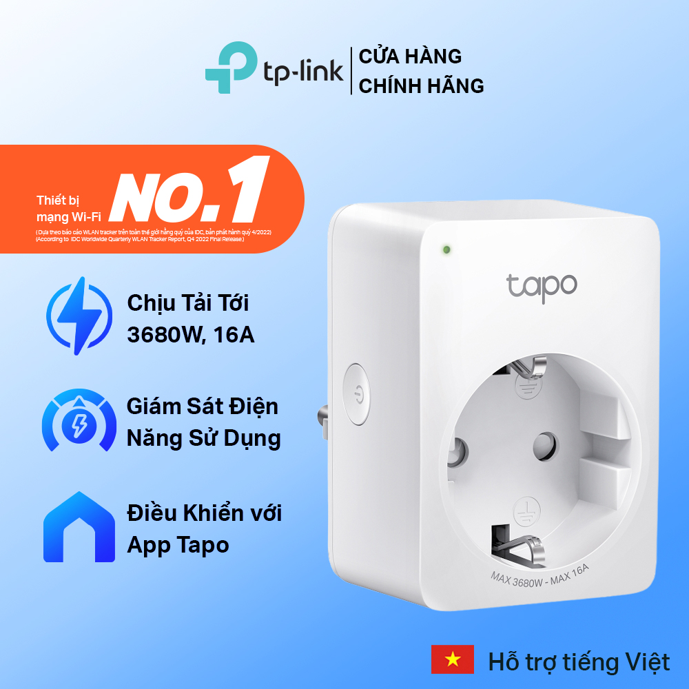 Ổ Cắm Thông Minh TP-Link Tapo P110M Nhỏ Gọn An Toàn