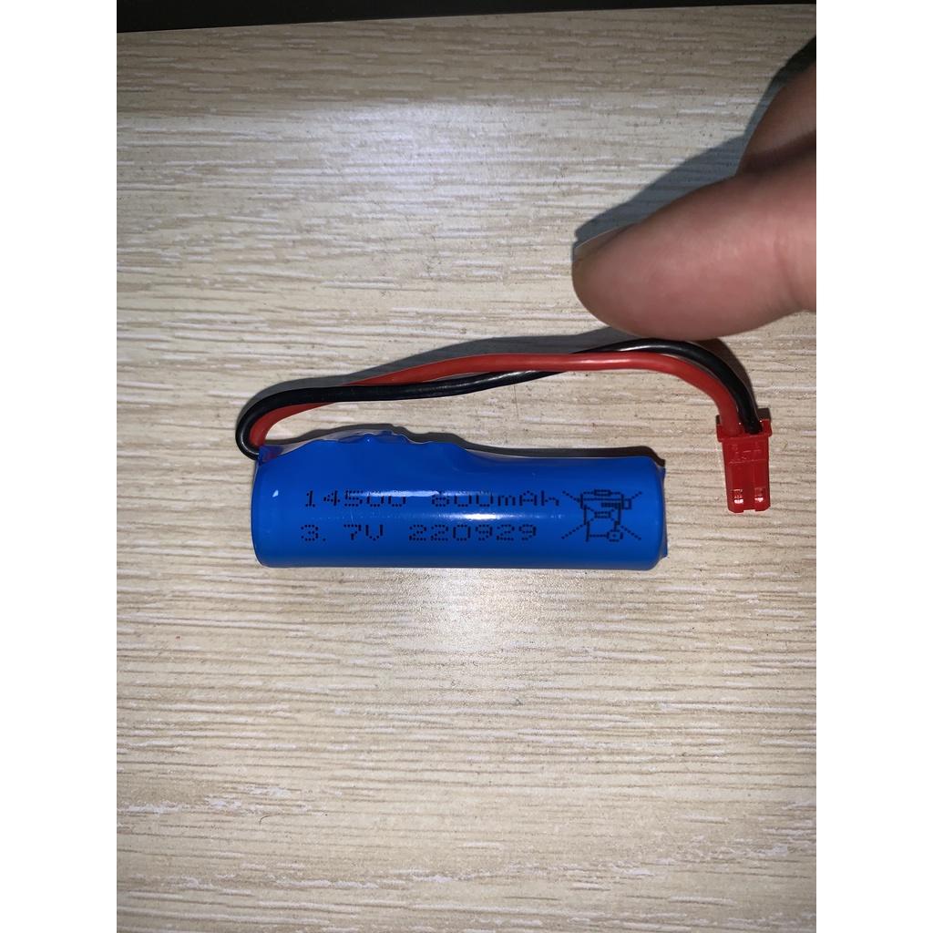 Pin sạc 3.7v 800mah xả 10C 14500 có mạch bảo vệ giá sỉ đồ chơi xe điều khiển