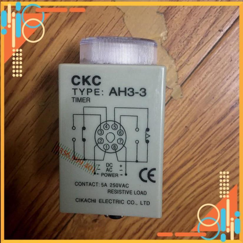 Rơ le, Relay thời gianTimer CKC AH3-3 220VAC