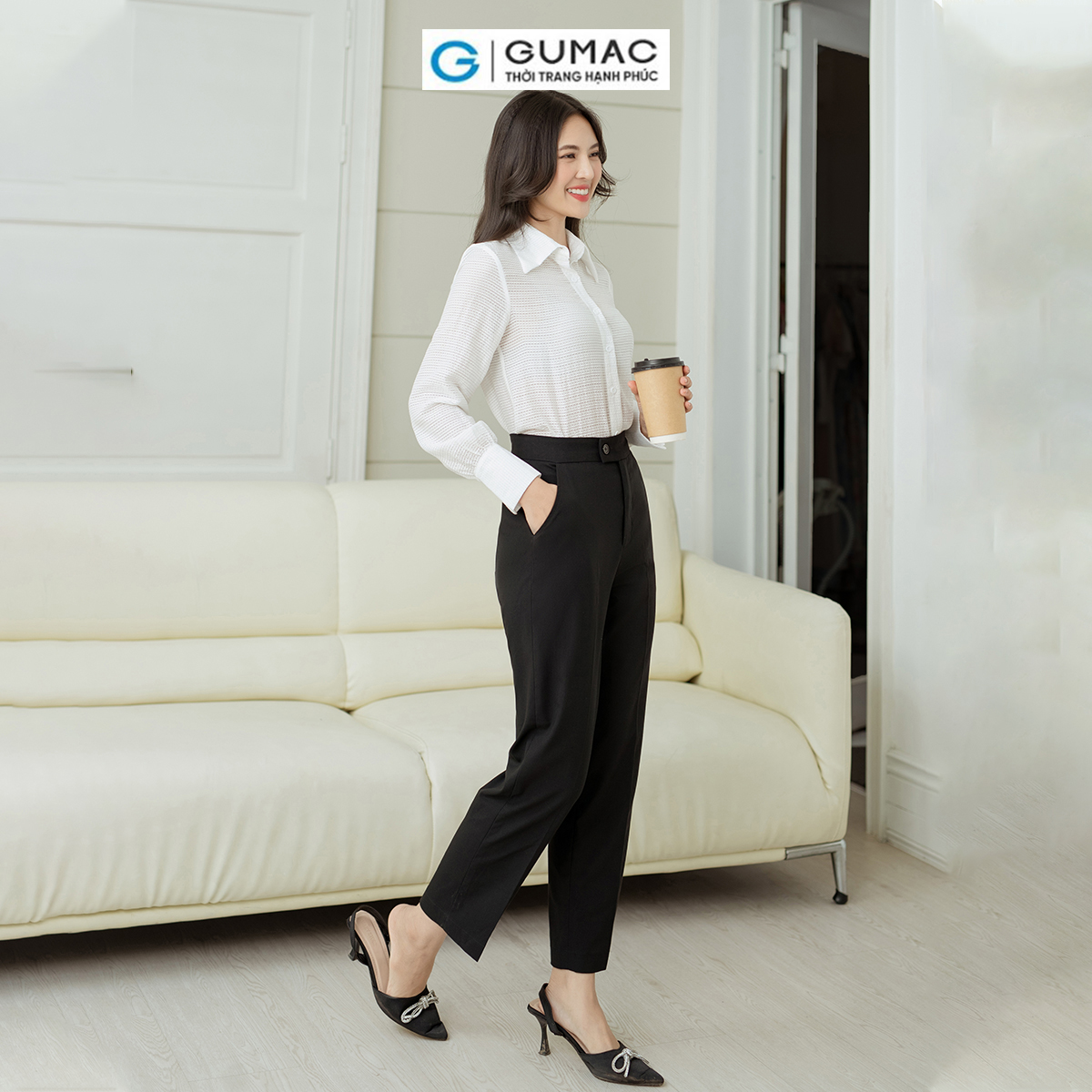 Quần ống đưng quai dê GUMAC QD08024