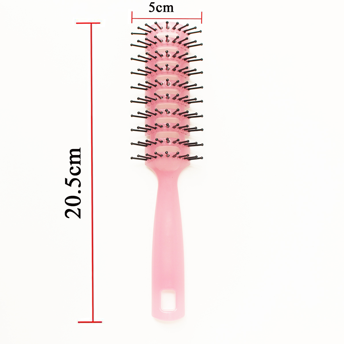 Lược thơm bán nguyệt Nhật Bản tạo độ phồng cho tóc MINISO RESIN GLOSSY ROLL COMB ( màu hồng nhạt) chính hãng – MNS104