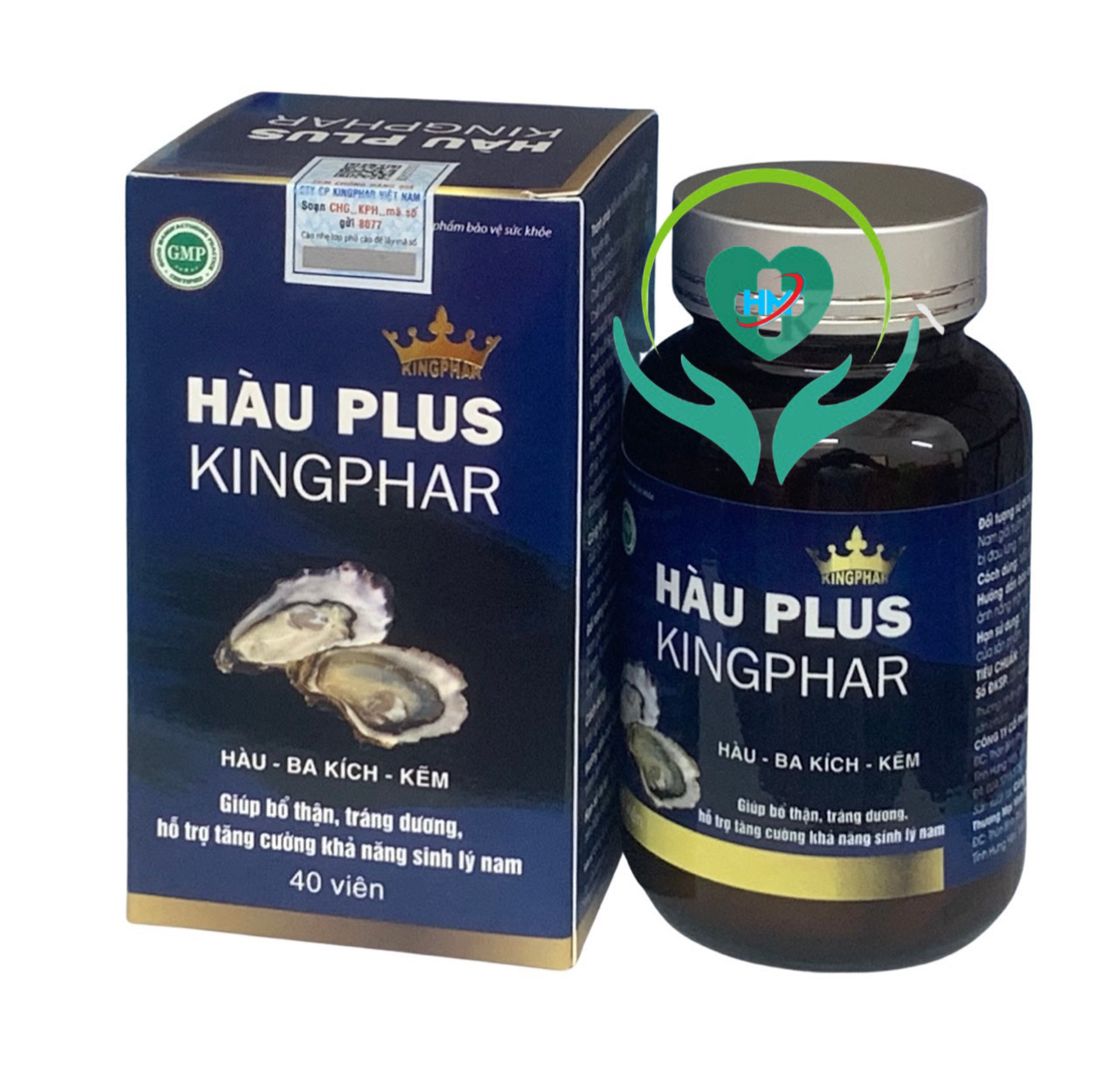 Viên uống Hàu Plus Kingphar, hộp 40v, tăng cường sinh lý nam