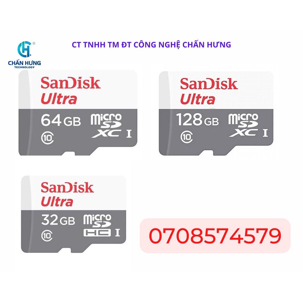 Thẻ Nhớ Sandisk 64GB / 32GB / 128GB /Cho Điện Thoại / Máy Ảnh - Hàng chính hãng