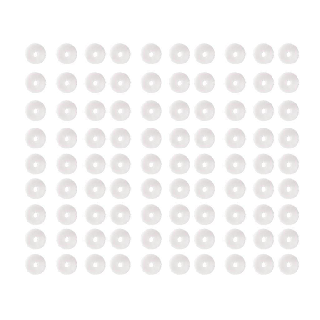 90 Pcs Piano Keyboard Felt Front Rail Regulating Punchings for Pianos 12mm