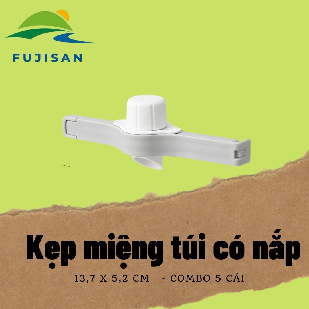 1 CHIẾC KẸP MIỆNG TÚI CÓ NẮP VẶN NHỰA CAO CẤP