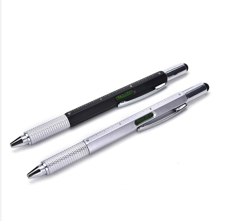 Bộ 2 cây bút chuyên dụng Thông Minh Đa Chức Năng Compact 6in1 (Bạc/Đen