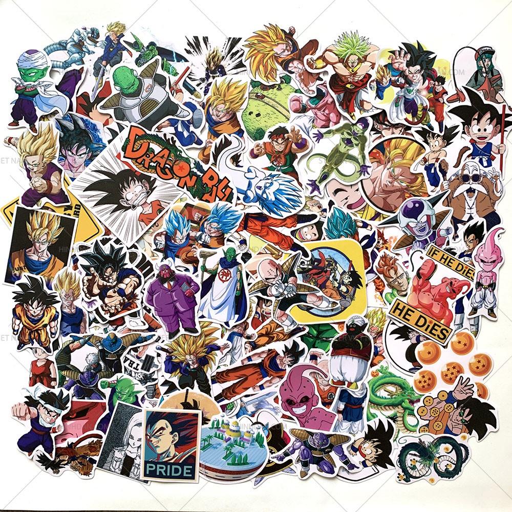 Sticker DRAGON BALL - miếng dán hình Bảy Viên Ngọc Rồng Gohan - Chất Liệu PVC Cán Màng Chất Lượng Cao Chống Nước, Chống Nắng, Không Bong Tróc Phai Màu