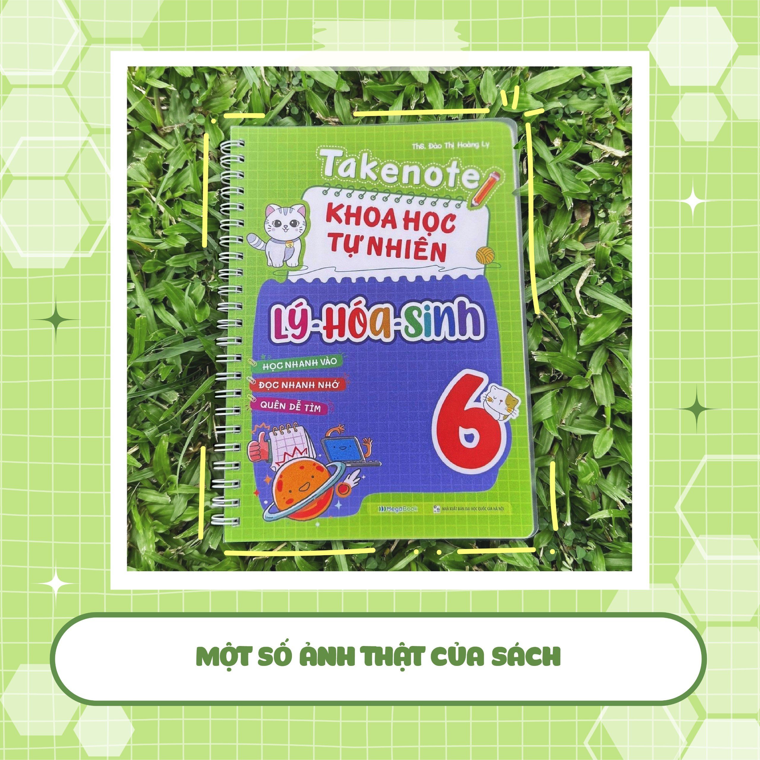 Sách Takenote Khoa học tự nhiên Lý - Hóa - Sinh Lớp 6