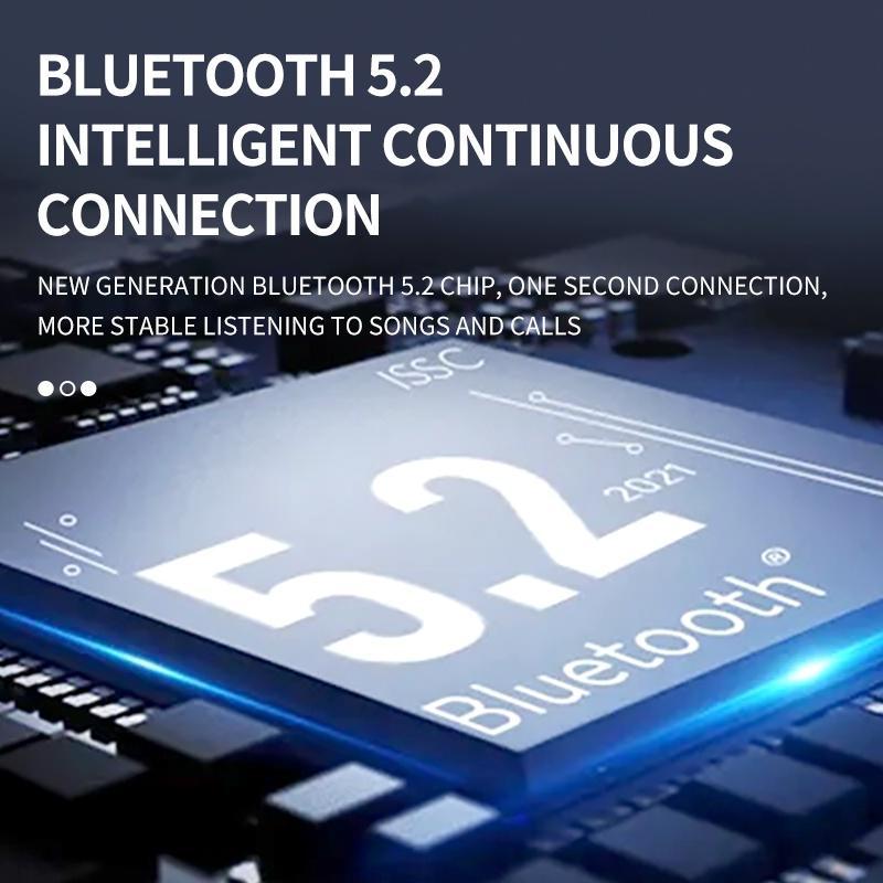 Tai Nghe Bluetooth 5.2 Không Dây Cao Cấp Kèm Mic