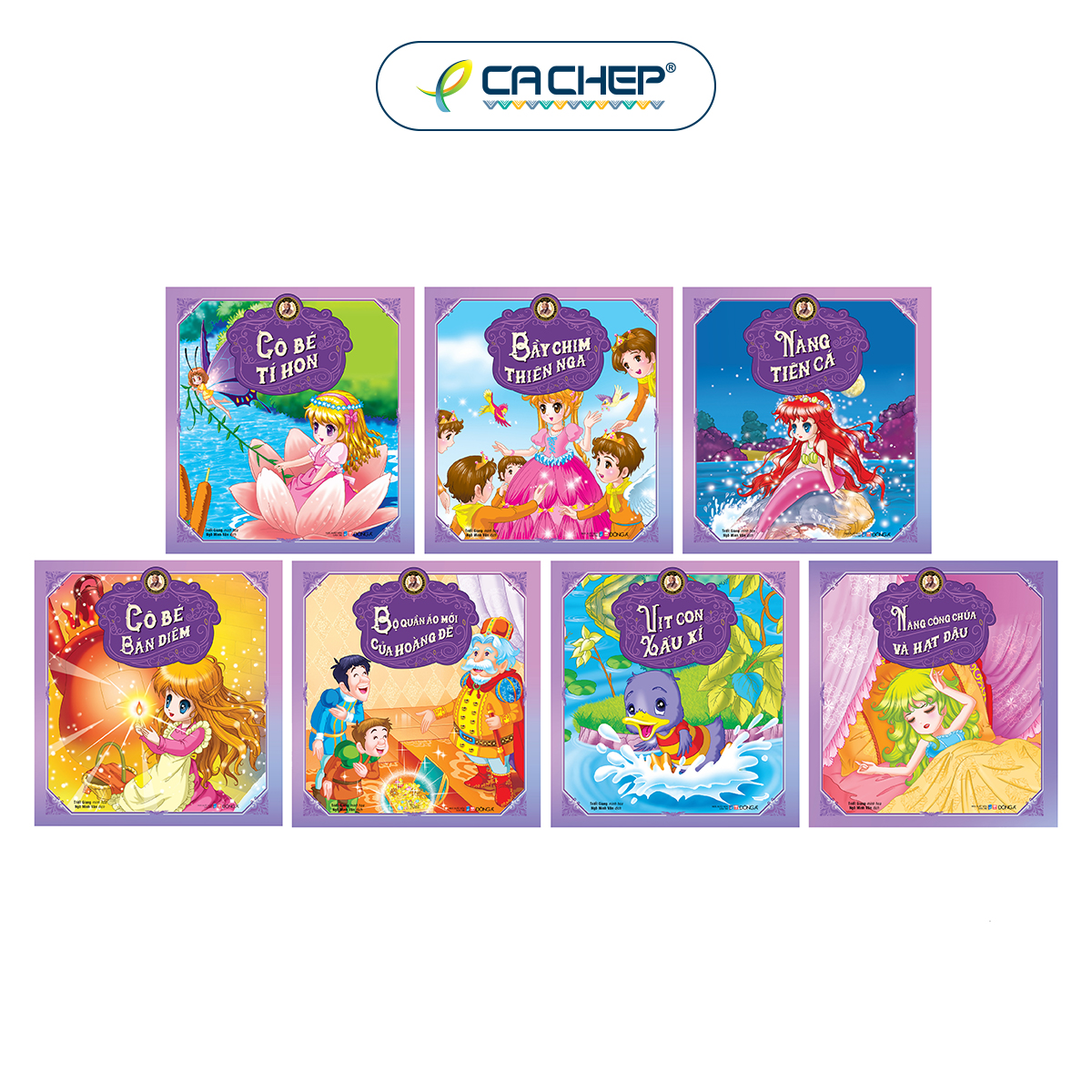 Bộ sách Truyện cổ Andecxen (7 tập) - Tái bản 2022