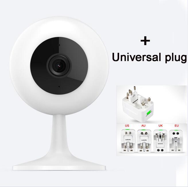 Youpin Smart Webcam Phiên bản phổ biến 110° 1080P HD Tầm nhìn ban đêm Webcam Wifi IP Home Cam để hoạt động với ứng dụng Mijia Màu sắc: trắng Ổ cắm đa năng