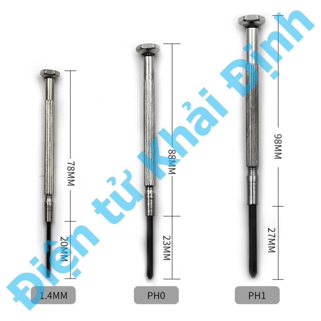 Bộ dụng cụ tua vít tuốc nơ vít, Tô Vít 6 món 2 +, 4 - loại nhỏ, mở vít điện thoại kde5787