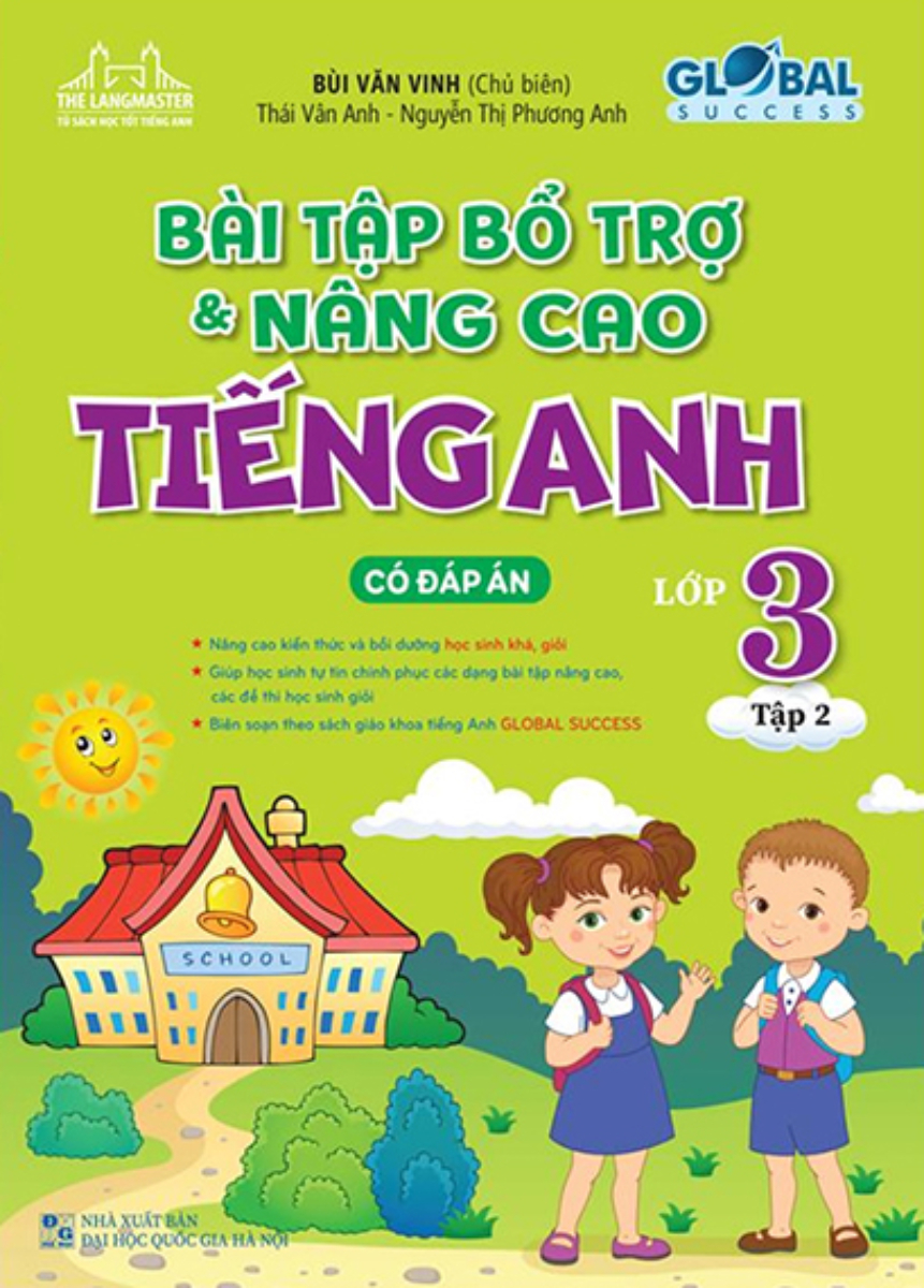 The Langmaster - Bài Tập Bổ Trợ Và Nâng Cao Tiếng Anh Lớp 3 - Tập 2  - Global Success _MT