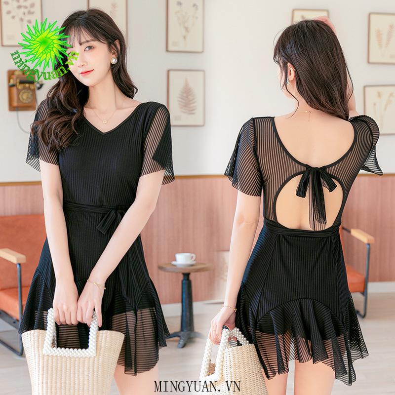 Bộ Đồ Bơi Liền Thân Hai Dây Gợi Cảm Dành Cho Nữ