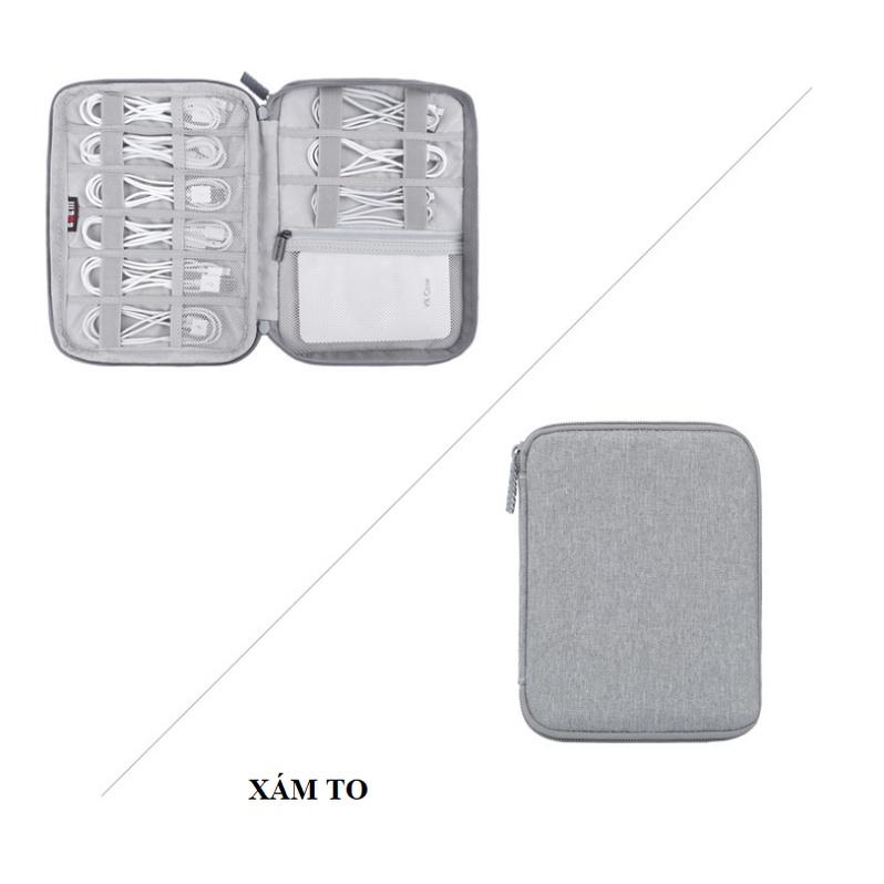 Túi đựng phụ kiện đa năng BUBM dùng cho laptop, ipad, máy tính, điện thoại, pin sặc dự phòng.