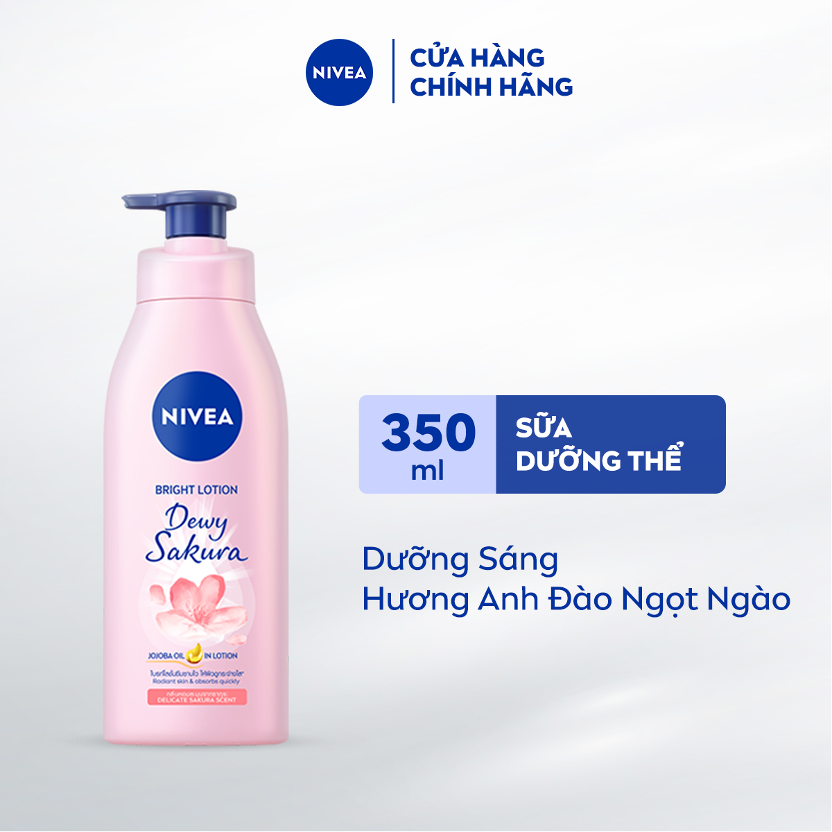 Sữa Dưỡng Thể NIVEA Dưỡng Sáng Da Hương Hoa (350 ml) - 85707/85703
