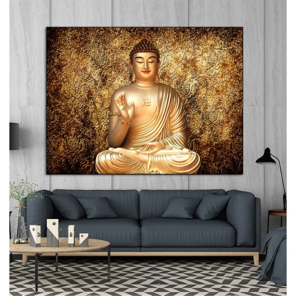 Tranh canvas Đức Phật Treo Tường Trang Trí