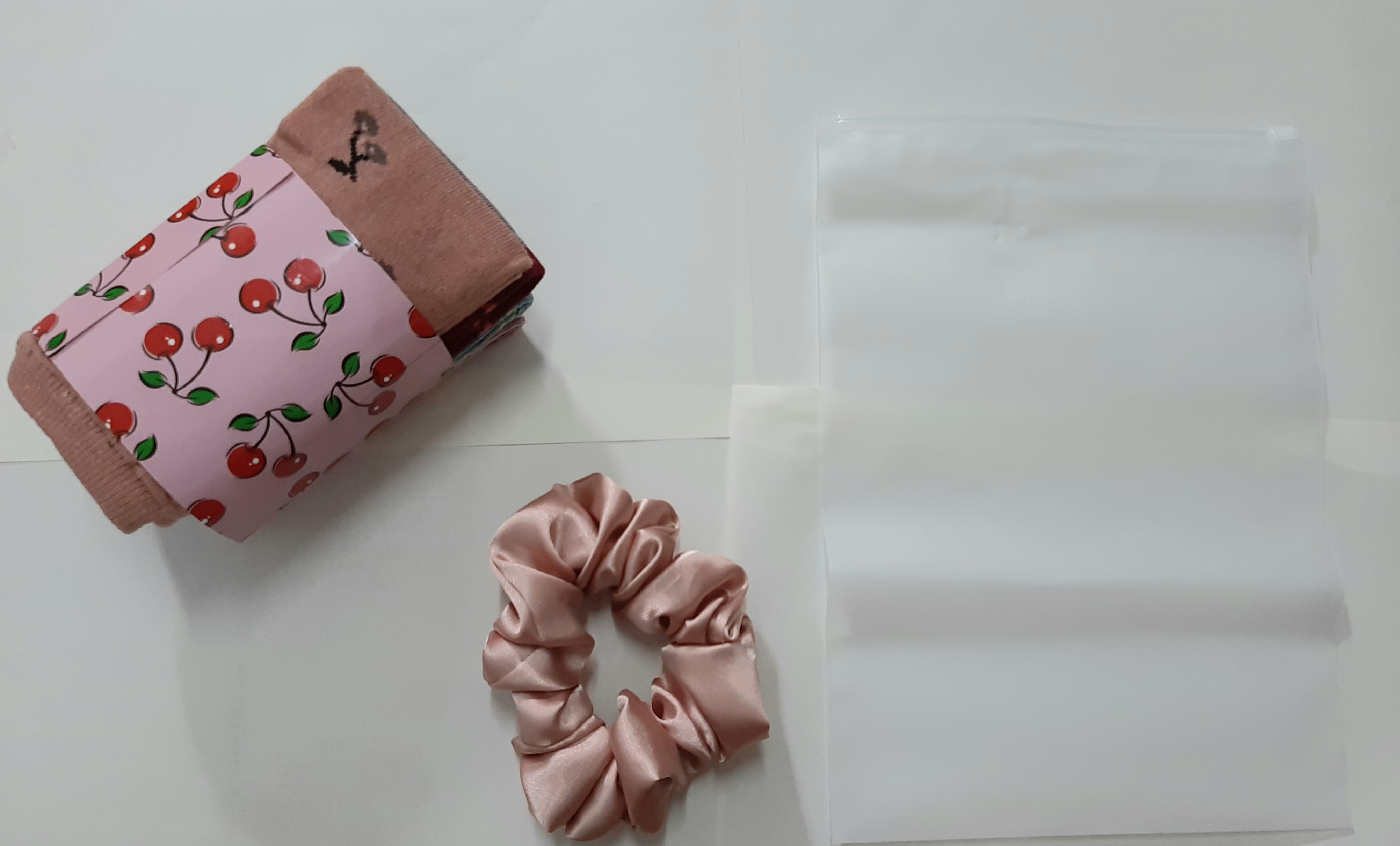 Combo 5 đôi vớ vớ nữ xỏ ngón màu ngẫu nhiên ,tặng đồ cột tóc