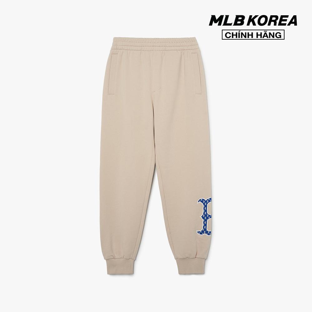 MLB - Quần jogger unisex lưng thun Classic Monogram Clipping Big Logo 3APTM0831