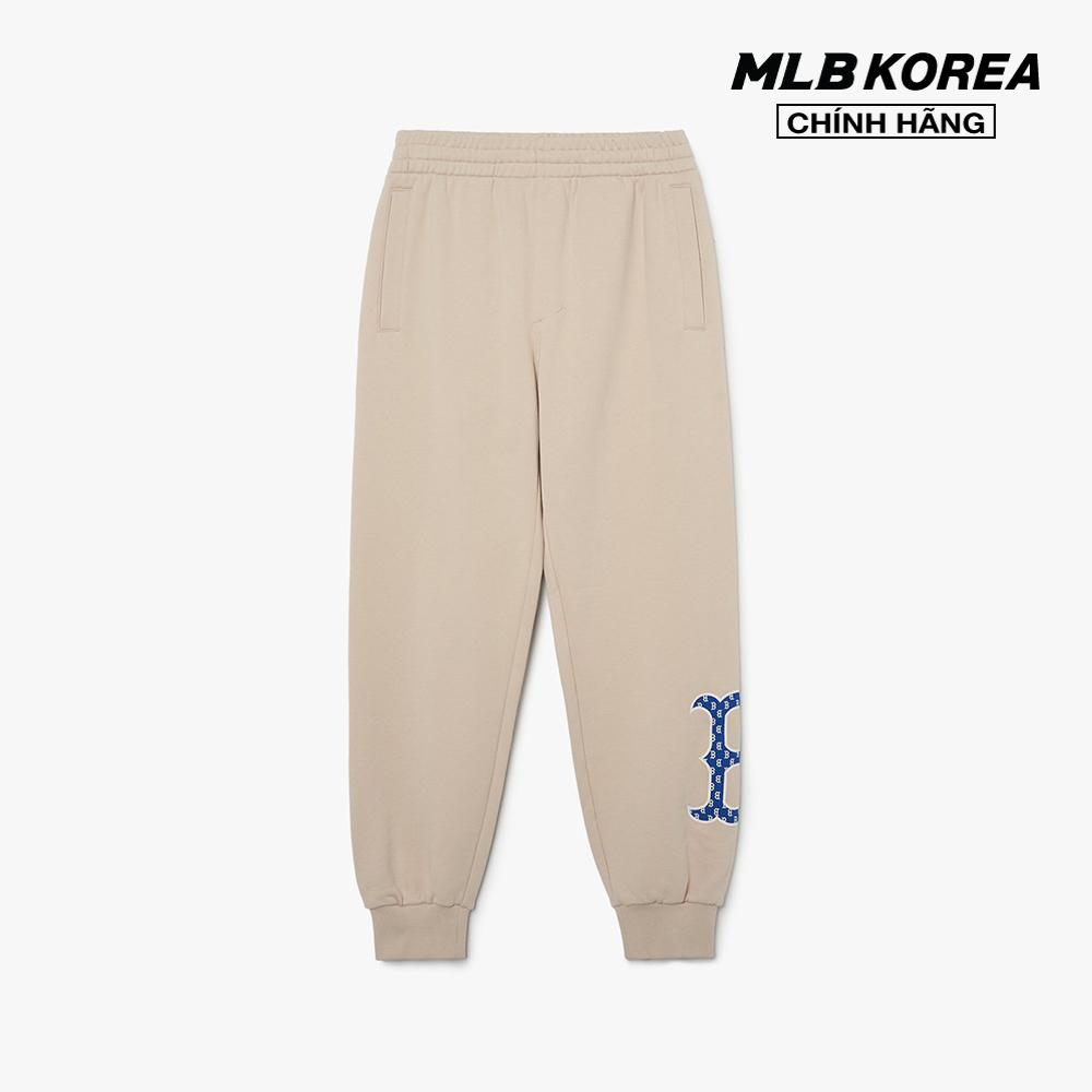 MLB - Quần jogger unisex lưng thun Classic Monogram Clipping Big Logo 3APTM0831-43BGL