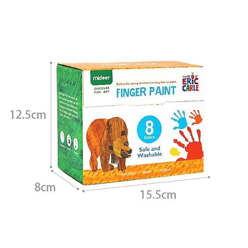 Màu vẽ bằng tay Finger Paint chính hãng Mideer MD4110