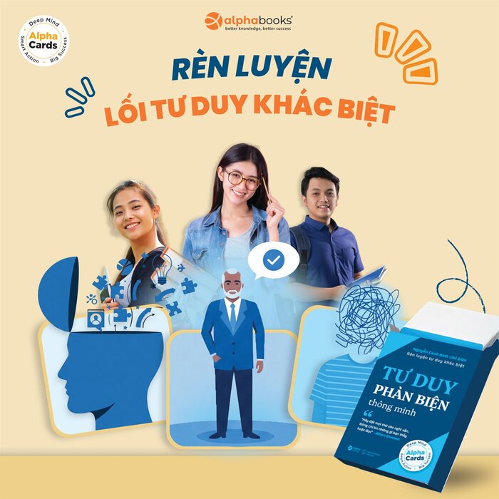 Flashcard Tư Duy Phản Biện - Rèn Luyện Tư Duy Khác Biệt Và Logic